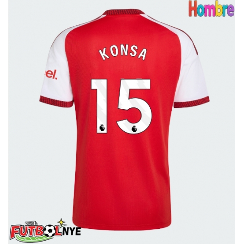 Camiseta Arsenal Ezri Konsa #15 Primera Equipación 2026-27 manga corta